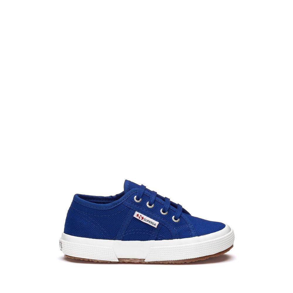 Superga 2750 Jcot Classic Blue Sneakers - Kids Sneakers USA | US3607998